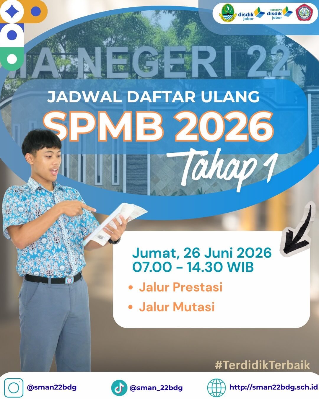 INFORMASI DAFTAR ULANG SPMB 2026 TAHAP 1
