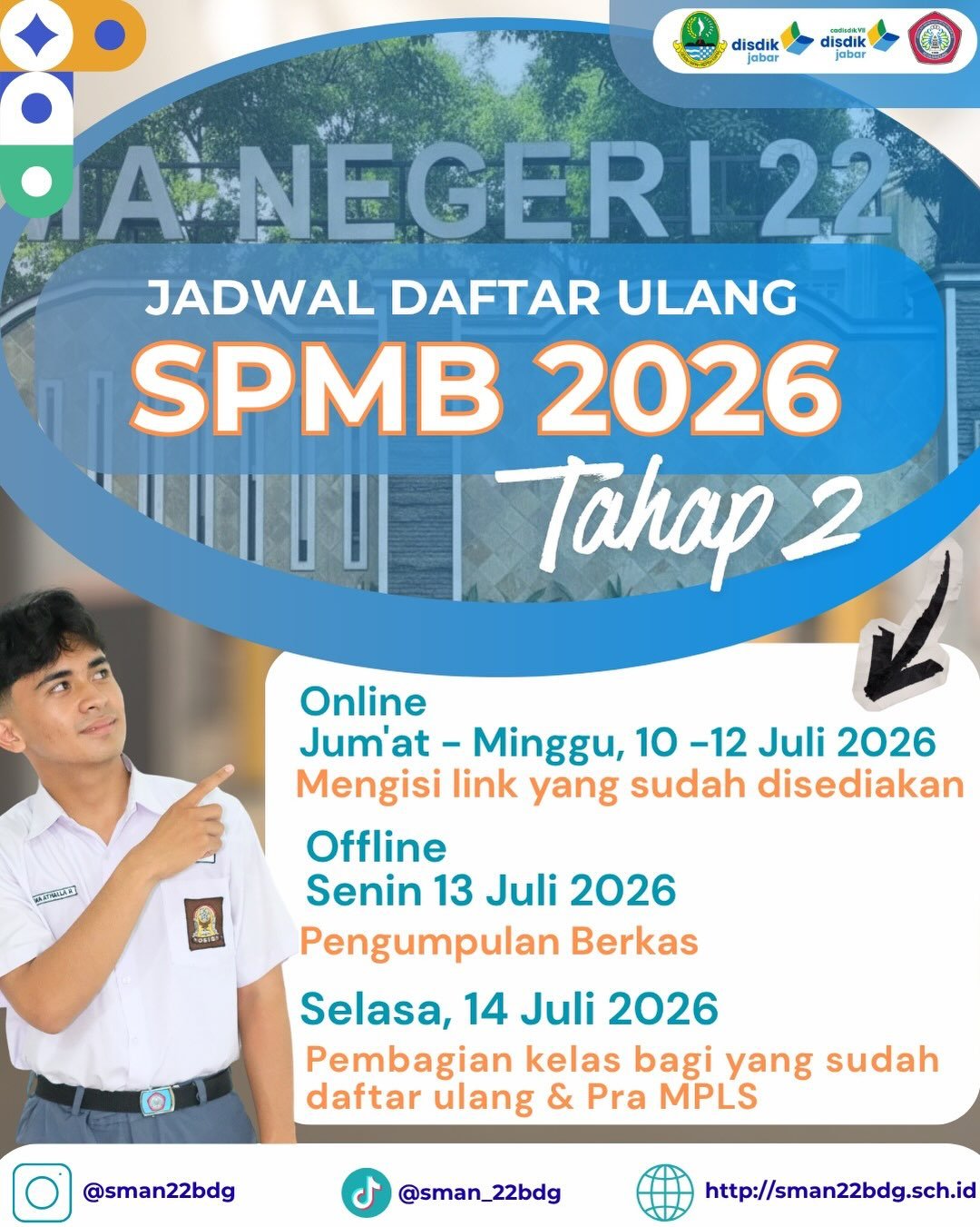 INFORMASI DAFTAR ULANG SPMB 2026 TAHAP 2