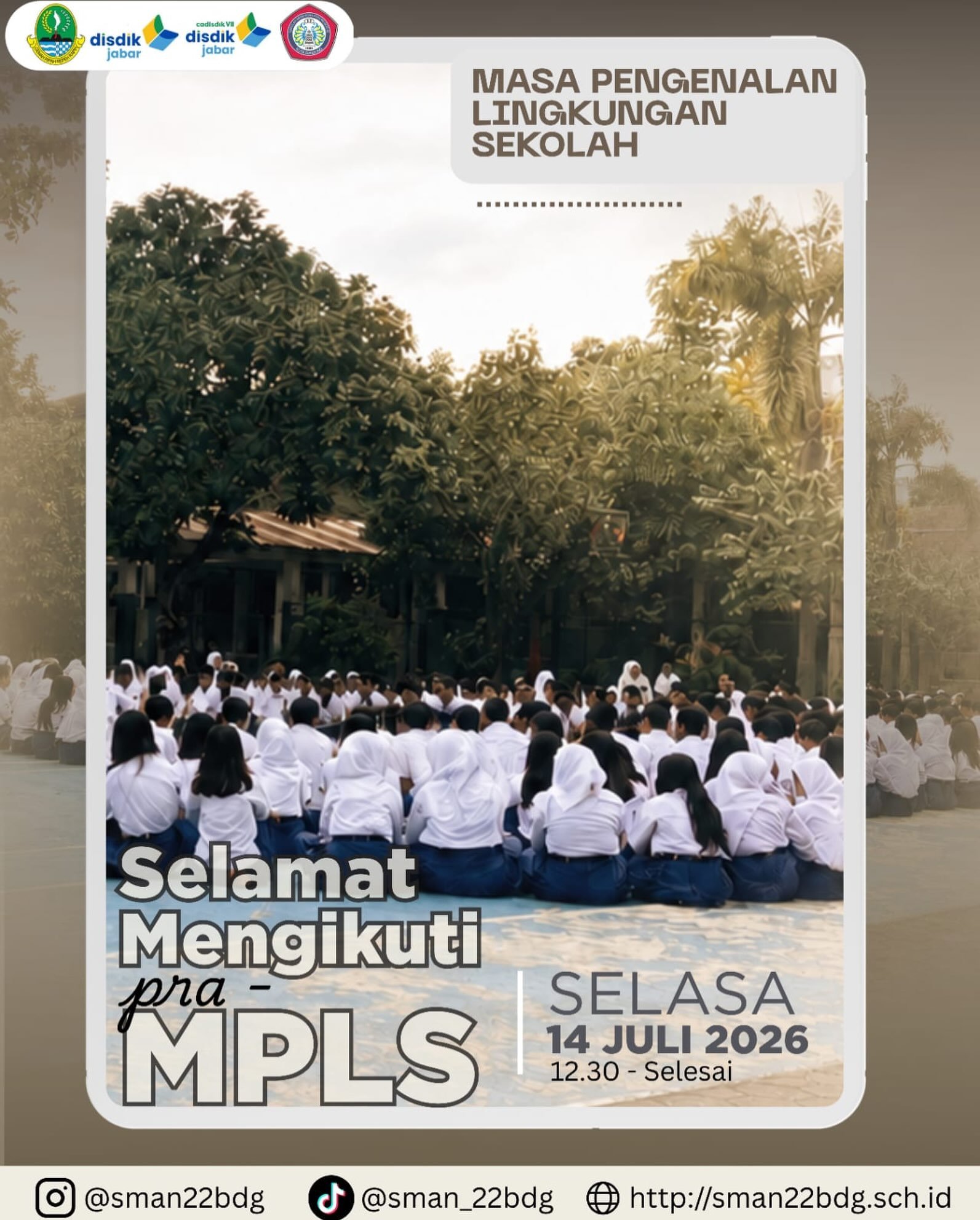 Pra-MPLS SMAN 22 Bandung 2026/2027